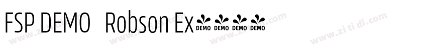 FSP DEMO   Robson Ex字体转换